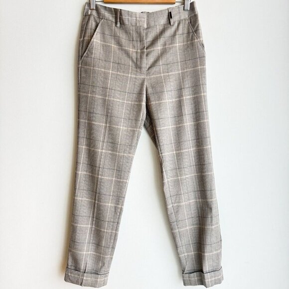 Tonet Light Grey Work Plaid Grey Pants  44/M - Picture 1 of 4